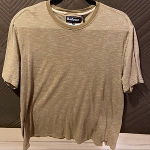 Barbour t-shirt with cool accent piece on back